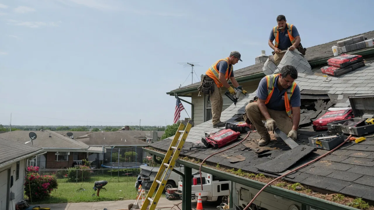 Roof Repair in Calliham, TX near me